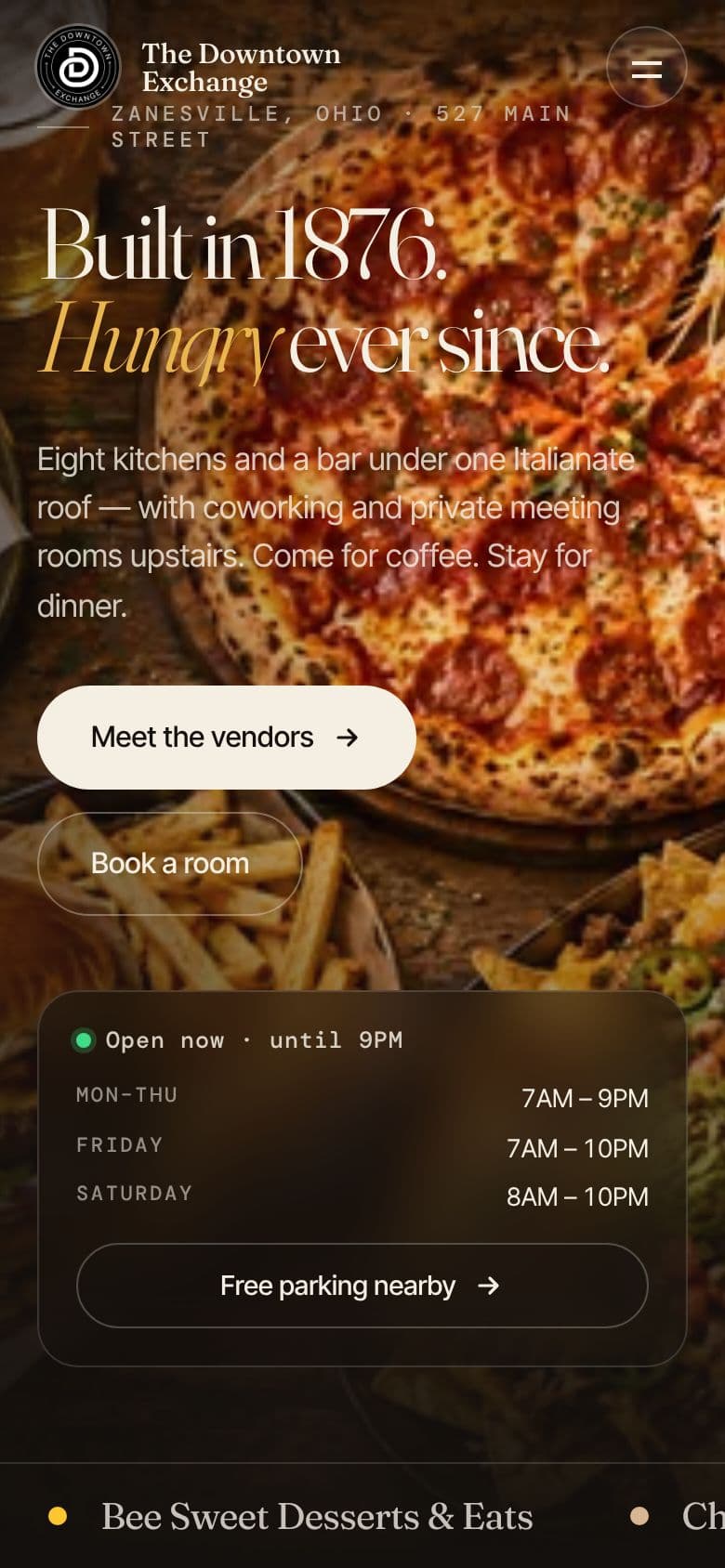 Mobile home page
